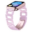 Xiaomi Smart Band 8 Pro Smart Watch D-Shape Strap Resin Bracelet Watchband Replacement - Light Purple Online Sale