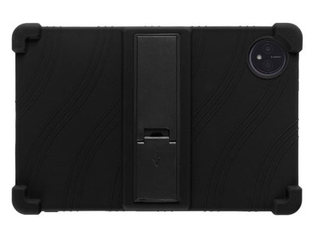 Blackview Tab 80 10.1 (2023) Tablet Case Bump Resistant Kickstand Soft Silicone Protective Cover - Black Online