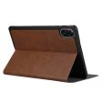 Honor Pad X9   Pad X8 Pro Tablet Case Leather and Flexible Dual Layer Protection Cover - Brown on Sale