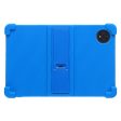 Blackview Tab 80 10.1 (2023) Tablet Case Bump Resistant Kickstand Soft Silicone Protective Cover - Dark Blue Online Hot Sale