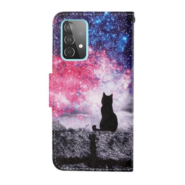 Wonderland Samsung Galaxy A52 5G flip case - Black Cat Discount