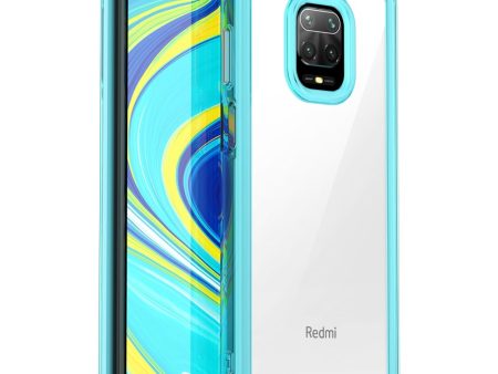 Xiaomi Redmi Note 9 Pro   Xiaomi Redmi Note 9 Pro Max   Xiaomi Redmi Note 9S   Xiaomi Mi 10 Lite 5G   Xiaomi Poco M2 Pro smart acrylic cover - Transparent Blue Cheap