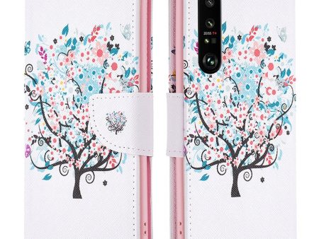 Wonderland Sony Xperia 1 III flip case - Flower Tree Online Hot Sale