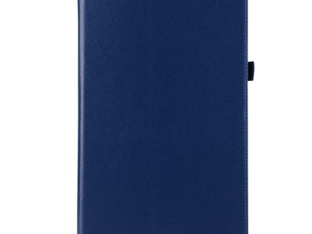 Litchi Grain Smart Leather Case Samsung Galaxy Tab A 10.1 (2016) T580 T585 - Dark Blue For Sale