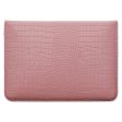 13.3-  Notebook Computer Storage Bag Laptop Sleeve Vegan Leather Bag - Light Pink For Cheap