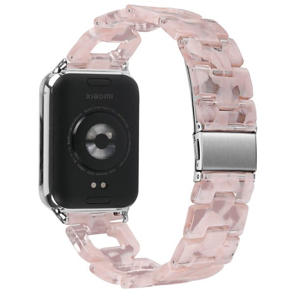 Xiaomi Smart Band 8 Pro Smart Watch D-Shape Strap Resin Bracelet Watchband Replacement - Light Pink Online now