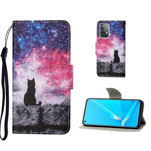 Wonderland Samsung Galaxy A52 5G flip case - Black Cat Discount