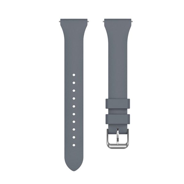 20mm Universal silicone watch strap - Dark Grey on Sale