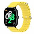 Xiaomi Redmi Watch 4 Silicone Watch Band Wrist Strap with Alloy Connector - Yellow Online Sale