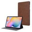 Samsung Galaxy Tab S6 Lite   Tab S6 Lite (2022) Leather Case Protective Tablet Cover - Brown Hot on Sale