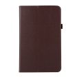 Litchi Grain Smart Leather Case Samsung Galaxy Tab A 10.1 (2016) T580 T585 - Brown Online now