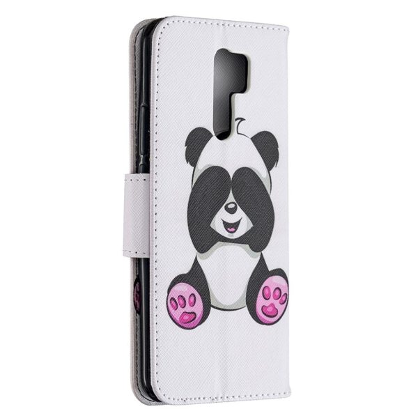 Wonderland Xiaomi Redmi 9 flip case - Shy Panda For Discount