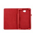 Litchi Grain Smart Leather Case Samsung Galaxy Tab A 10.1 (2016) T580 T585 - Red Online now