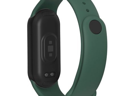 Xiaomi Smart Band 8 Silicone Watch Strap Wrist Band Replacement - Green on Sale