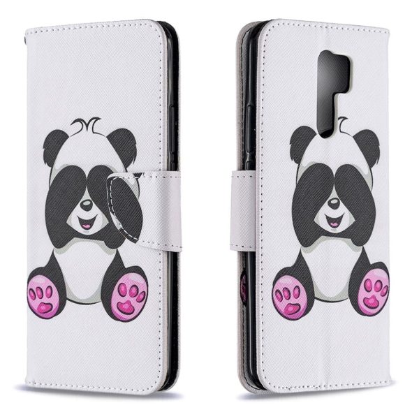 Wonderland Xiaomi Redmi 9 flip case - Shy Panda For Discount