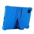 Blackview Tab 80 10.1 (2023) Tablet Case Bump Resistant Kickstand Soft Silicone Protective Cover - Dark Blue Online Hot Sale