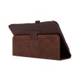 Litchi Grain Smart Leather Case Samsung Galaxy Tab A 10.1 (2016) T580 T585 - Brown Online now