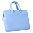 C81-15-15.6   Computer Case Portable Laptop Bag with Plush Lining Laptop Accessories Storage Bag - Blue Online now