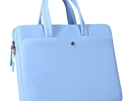 C81-15-15.6   Computer Case Portable Laptop Bag with Plush Lining Laptop Accessories Storage Bag - Blue Online now