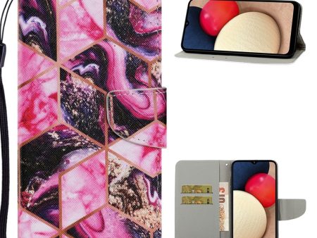 Wonderland Samsung Galaxy A02s flip case - Marbling Online Sale