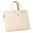 C81-13-13.3   Laptop Case Portable Notebook Bag with Plush Lining Businees Storage Bag - Beige For Sale