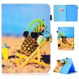 Pattern Printing Stand Leather Tablet Case iPad 9.7 (2018)   9.7 (2017)   Air 2   Air - Cool Pineapple Sale