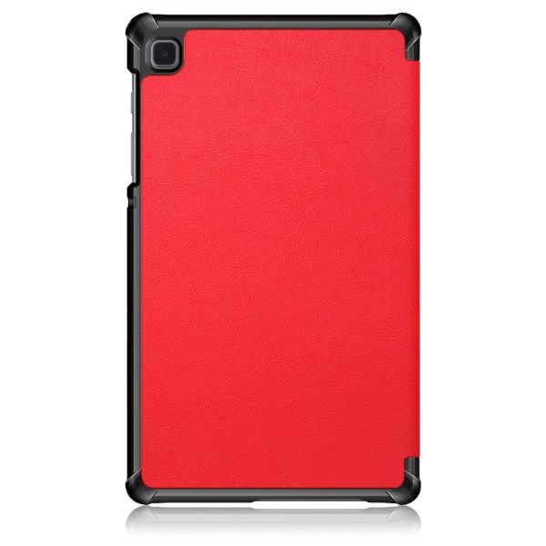 Samsung Galaxy Tab A7 Lite tri-fold leather flip case - Red Online Sale