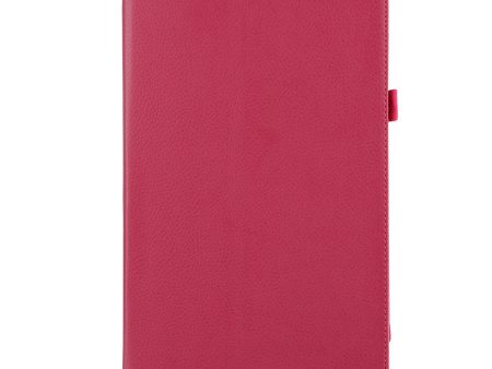 Litchi Grain Smart Leather Case Samsung Galaxy Tab A 10.1 (2016) T580 T585 - Rose For Sale