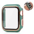 Apple Watch 40mm unique style cover + tempered glass screen protector - Blackish Green   Gold For Discount