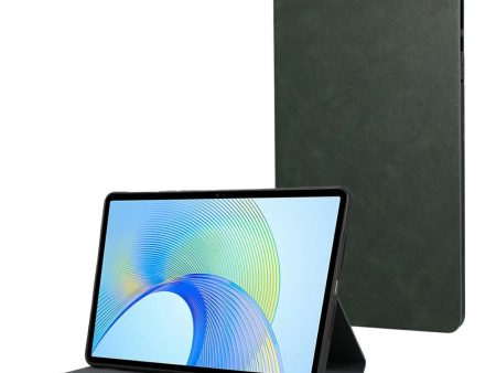 Honor Pad X9   Pad X8 Pro Tablet Case Leather and Flexible Dual Layer Protection Cover - Green For Sale