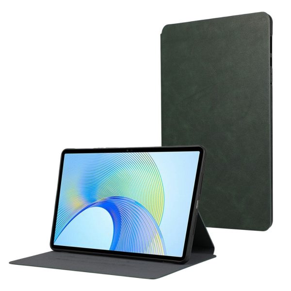 Honor Pad X9   Pad X8 Pro Tablet Case Leather and Flexible Dual Layer Protection Cover - Green For Sale