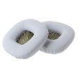 1 pair Marshall Major I   II soft leather earpads - White Fashion