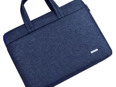 173 13-13.3   Laptop Tote Bag Oxford Cloth Notebook Handbag Durable Carrying Bag - Dark Blue Fashion