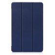 Samsung Galaxy Tab A 10.1 (2019) tri-fold leather case - Dark Blue For Discount