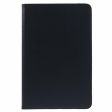 Honor Pad 9 Case Scratch-resistant Vegan Leather Tablet Cover with Rotating Stand - Black For Sale