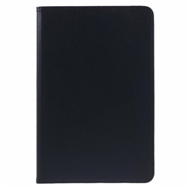 Honor Pad 9 Case Scratch-resistant Vegan Leather Tablet Cover with Rotating Stand - Black For Sale