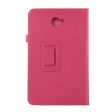 Litchi Grain Smart Leather Case Samsung Galaxy Tab A 10.1 (2016) T580 T585 - Rose For Sale