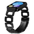 Xiaomi Smart Band 8 Pro Smart Watch D-Shape Strap Resin Bracelet Watchband Replacement - Black Online Hot Sale