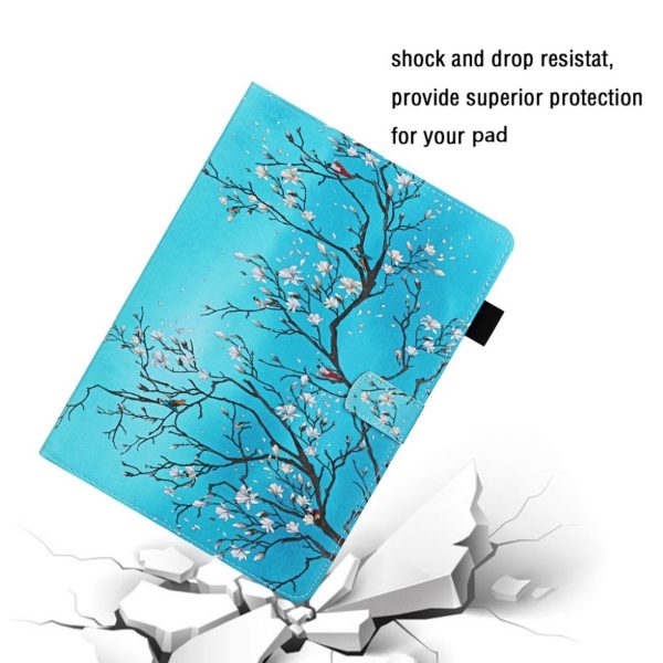 Lenovo Tab P11 cool pattern leather case - Flower Tree For Cheap