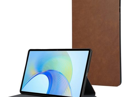 Honor Pad X9   Pad X8 Pro Tablet Case Leather and Flexible Dual Layer Protection Cover - Brown on Sale