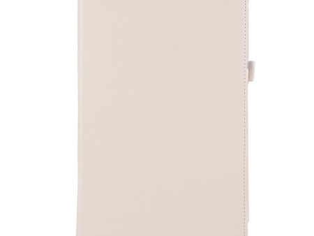 Litchi Grain Smart Leather Case Samsung Galaxy Tab A 10.1 (2016) T580 T585 - Beige Fashion