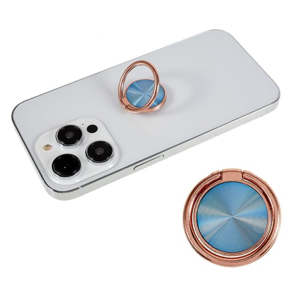 CD Vein style smartphone ring holder - Baby Blue Fashion