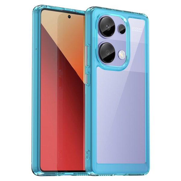 Xiaomi Redmi Note 13 4G Pro   Xiaomi Poco M6 Pro smart acrylic cover - Transparent Blue For Sale