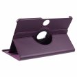 Honor Pad 9 Case Scratch-resistant Vegan Leather Tablet Cover with Rotating Stand - Purple Online now