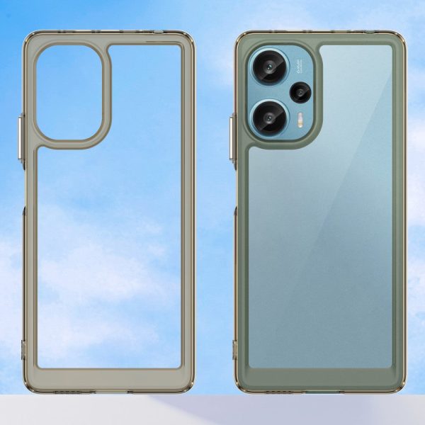 Xiaomi Redmi Note 12 Turbo   Xiaomi Poco F5 smart acrylic cover - Transparent Grey Cheap