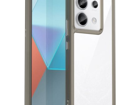 Xiaomi Redmi Note 13 Pro 5G   Xiaomi Poco X6 smart acrylic cover - Transparent Grey Discount