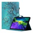 Lenovo Tab P11 cool pattern leather case - Flower Tree For Cheap