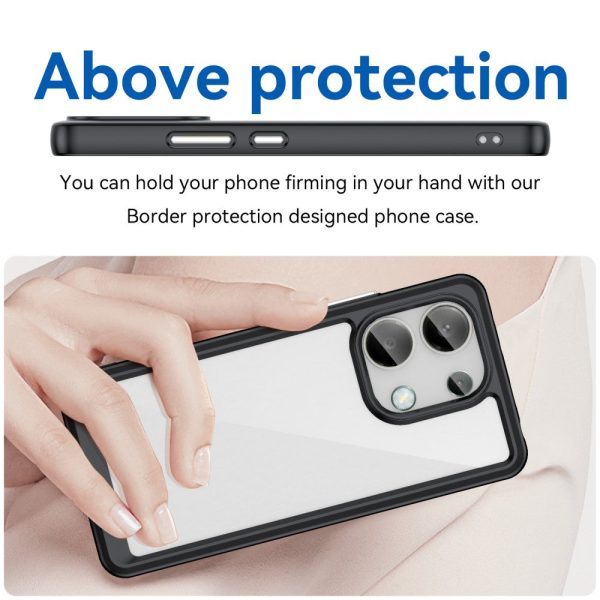 Xiaomi Redmi Note 13 smart acrylic cover - Black Fashion