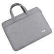 173 13-13.3   Laptop Tote Bag Oxford Cloth Notebook Handbag Durable Carrying Bag - Grey For Sale