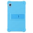 Blackview Tab 60 Silicone Tablet Case Scratch-resistant Back Cover with Bump Resistant Kickstand - Sky Blue Online Hot Sale